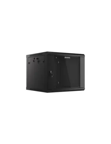 Armario rack phoenix 9u 600x600x501 auto - ensamblado 19'' hasta 60 kg negro
