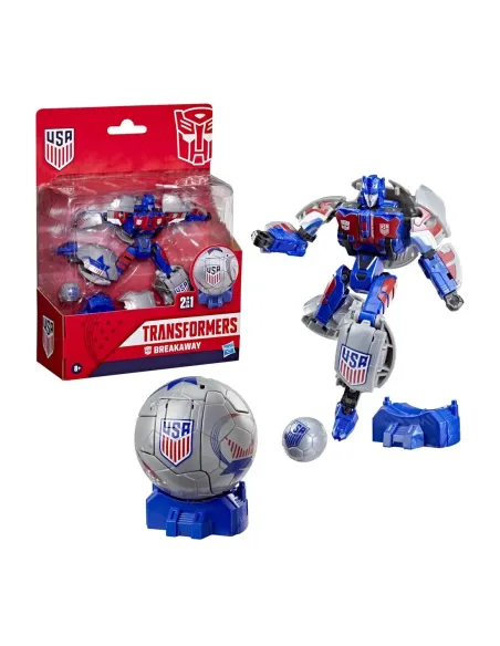 Figura hasbro transformers futbol 2 en 1 breakway