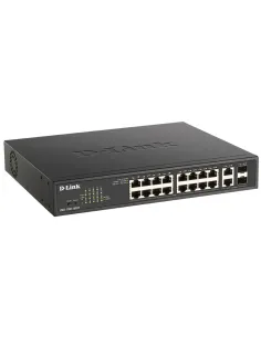 D-Link DGS-1100-18PV2 switch Gestionado L2 Gigabit Ethernet (10 100 1000) Energía sobre Ethernet (PoE) 1U Negro 2