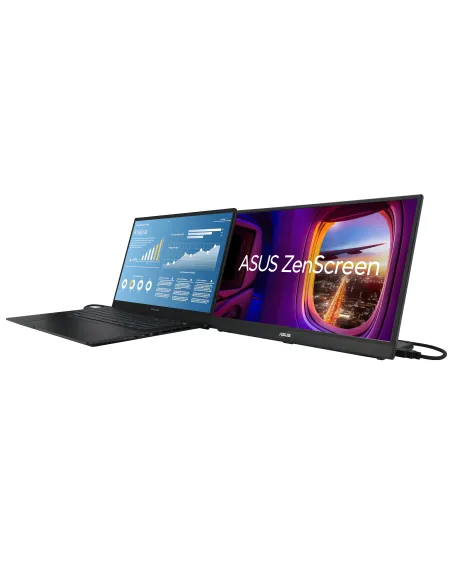ASUS ZenScreen MB17AHG pantalla para PC 43,9 cm (17.3") 1920 x 1080 Pixeles Full HD LCD Negro