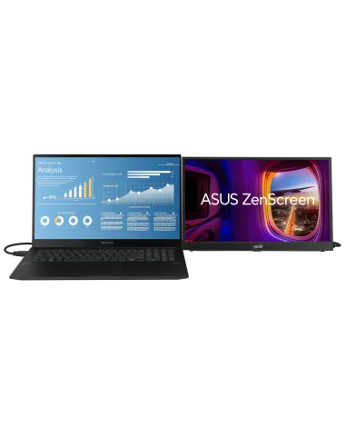ASUS ZenScreen MB17AHG pantalla para PC 43,9 cm (17.3") 1920 x 1080 Pixeles Full HD LCD Negro