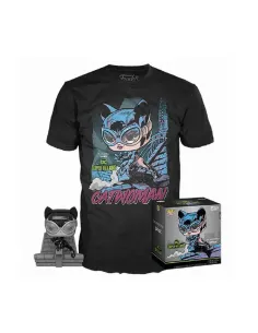 Pop & tee dc jim lee catwoman funko + camiseta talla xl