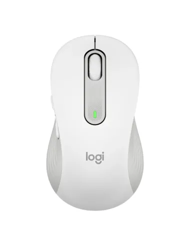 Mouse raton logitech m650 for business grande wireless inalambrico blanco crudo