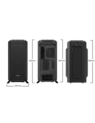 be quiet! Silent Base 802 Black Midi Tower Negro