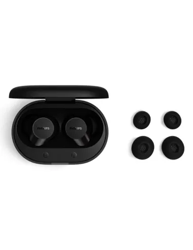 Philips TAT1300BK 00 auricular y casco Auriculares Inalámbrico Dentro de oído Llamadas Música USB Tipo C Bluetooth Negro