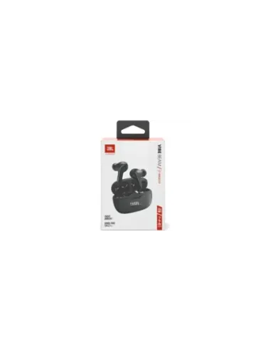 Auriculares Bluetooth JBL Vibe Beam con estuche de carga/ Autonomía 8h/ Negra
