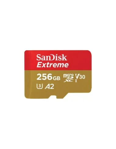 Tarjeta memoria micro secure digital 256gb sandisk extreme clase 10 uhs - i u3