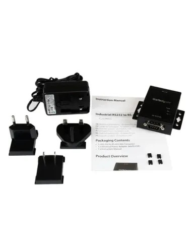 StarTech.com Conversor Adaptador Serie RS232 a RSS422 y RS485 - Puerto Serial DB9 Protección Electrostática 15KV