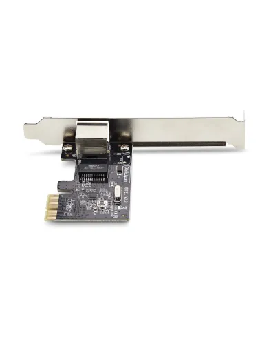 StarTech.com Tarjeta de Red PCI Express de 1 Puerto Gigabit - Adaptador Ethernet PCIe RJ45 - 10 100 1000Mbps - Tarjeta LAN -