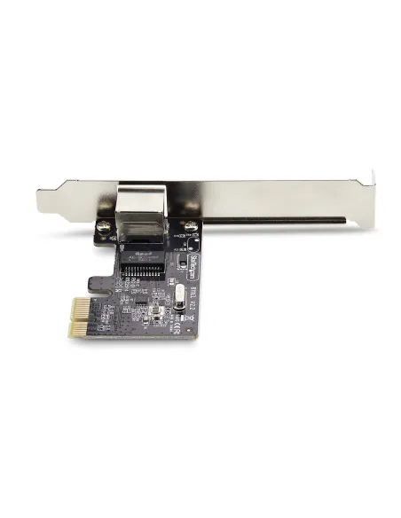 StarTech.com Tarjeta de Red PCI Express de 1 Puerto Gigabit - Adaptador Ethernet PCIe RJ45 - 10 100 1000Mbps - Tarjeta LAN -