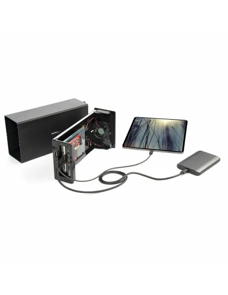 StarTech.com Tarjeta PCIe de 4 Puertos USB - Tarjeta de Expansión PCI Express USB de 10Gbps con 2 Controladores - 2 Puertos