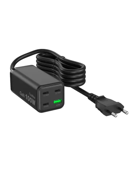 CoolBox ESTACION CARGA USB 100W GAN C+C+C+A SOBREMESA