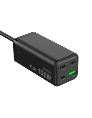 CoolBox ESTACION CARGA USB 100W GAN C+C+C+A SOBREMESA