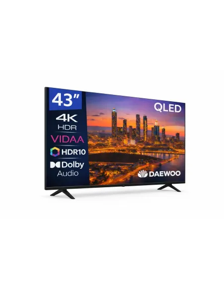 Daewoo 43VB56QV Televisor 109,2 cm (43") 4K Ultra HD Smart TV Wifi Negro