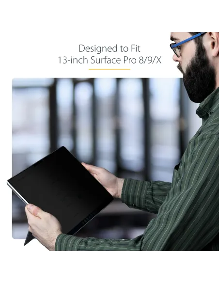 StarTech.com Filtro de Privacidad Táctil de 4 Vías para Orientación Horizontal Vertical + -30deg Anti Luz Azul (51%)