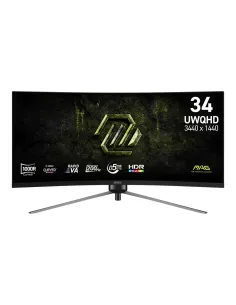 MSI MAG 345CQRF E20 pantalla para PC 86,4 cm (34") 3440 x 1440 Pixeles UltraWide Dual Quad HD Negro