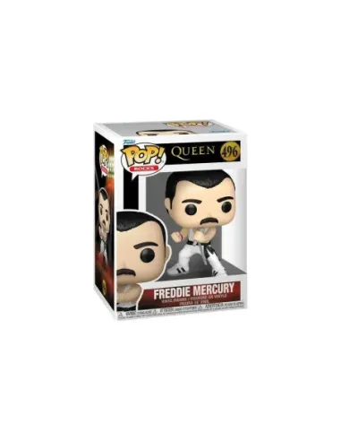 Funko pop rocks: queen -  f. mercury (white singlet)