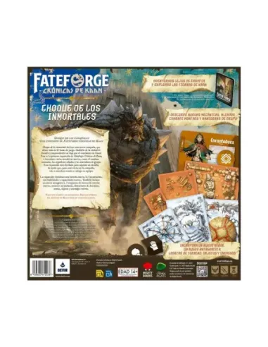 Expansion fateforge: cronicas de kaan choque de los inmortales