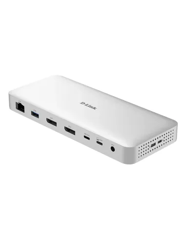 D-Link DUF-901 E base para portátil y replicador de puertos Alámbrico USB4 Gris