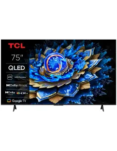 TCL T69C 75T69C Televisor 190,5 cm (75") 4K Ultra HD Smart TV Wifi Negro 350 cd   m²