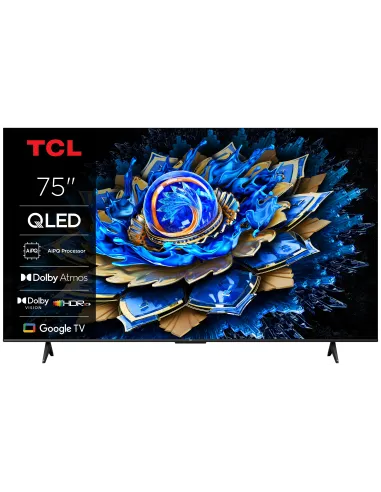 TCL T69C 75T69C Televisor 190,5 cm (75") 4K Ultra HD Smart TV Wifi Negro 350 cd   m²