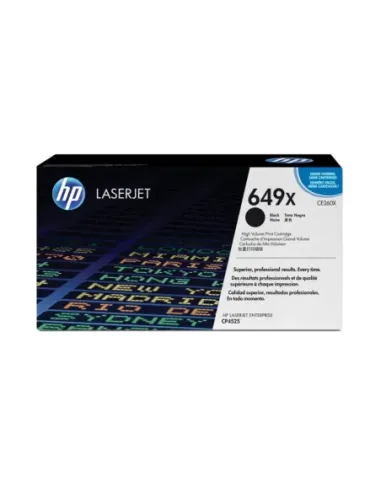 Toner hp 649x negro