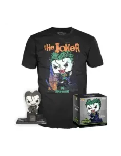 Funko pop dc comics dc jim lee joker + camiseta talla s