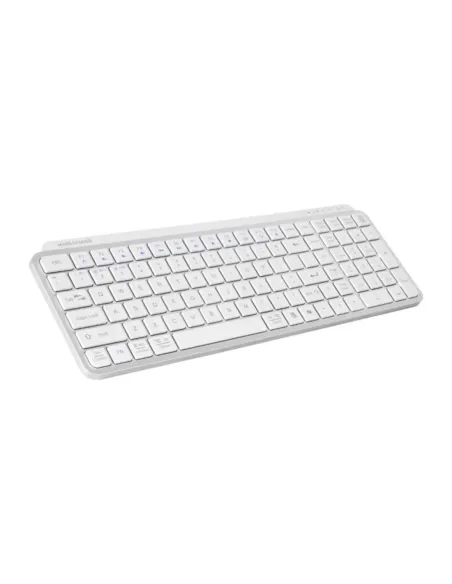 Teclado mars gaming mksilenkeyswfr inalambrico blanco frances