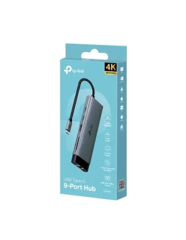 TP-Link UH9120C hub de interfaz USB 3.2 Gen 1 (3.1 Gen 1) Type-C 5000 Mbit s