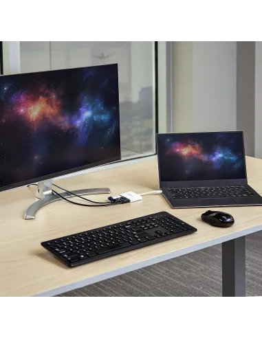 StarTech.com Adaptador Multipuertos USB-C con HDMI - Puerto USB 3.0 - PD de 60W - Blanco