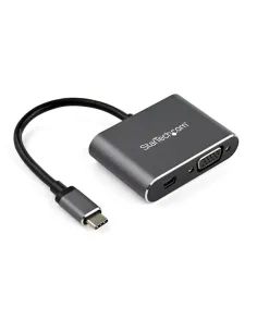 StarTech.com Adaptador USB-C a Mini DisplayPort y VGA - Conversor de Vídeo USB Tipo C - 4K 60Hz - HDR