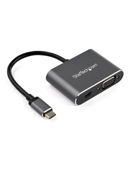 StarTech.com Adaptador USB-C a Mini DisplayPort y VGA - Conversor de Vídeo USB Tipo C - 4K 60Hz - HDR