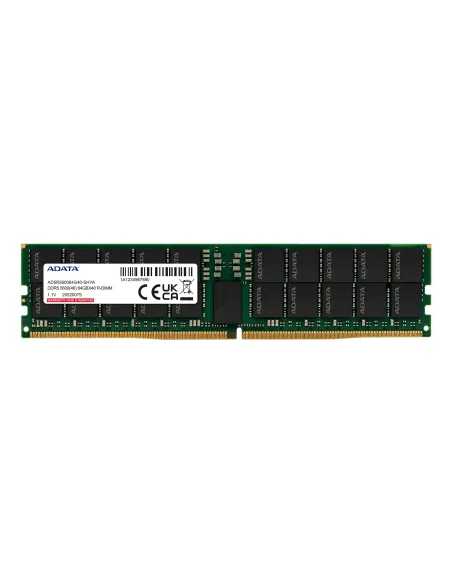 ADATA AD5R560032G20-SHYA módulo de memoria 32 GB 1 x 32 GB DDR5 5600 MT s 288-pin DIMM ECC