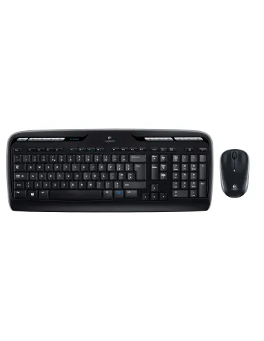 Logitech MK330 teclado Ratón incluido Oficina USB QWERTY Internacional de EE.UU. Negro
