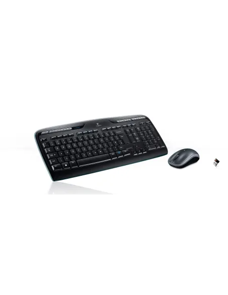 Logitech MK330 teclado Ratón incluido Oficina USB QWERTY Internacional de EE.UU. Negro