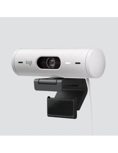 Webcam logitech brio 500 blanco crudo full hd -  usb tipo c