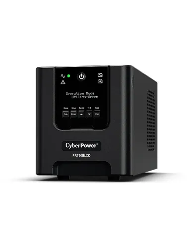 CyberPower PR750ELCD sistema de alimentación ininterrumpida (UPS) Línea interactiva 0,75 kVA 675 W 6 salidas AC