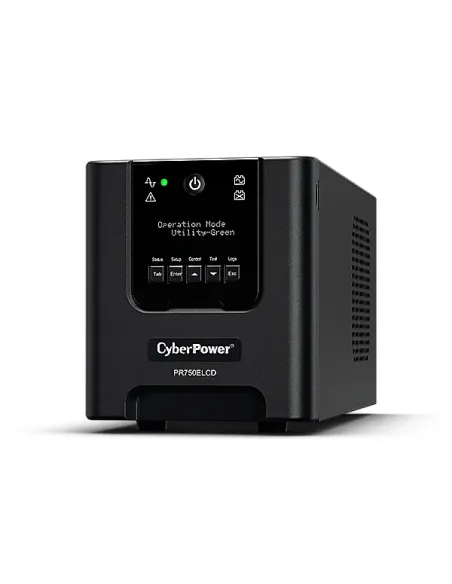 CyberPower PR750ELCD sistema de alimentación ininterrumpida (UPS) Línea interactiva 0,75 kVA 675 W 6 salidas AC