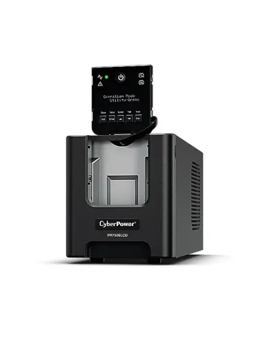 CyberPower PR750ELCD sistema de alimentación ininterrumpida (UPS) Línea interactiva 0,75 kVA 675 W 6 salidas AC
