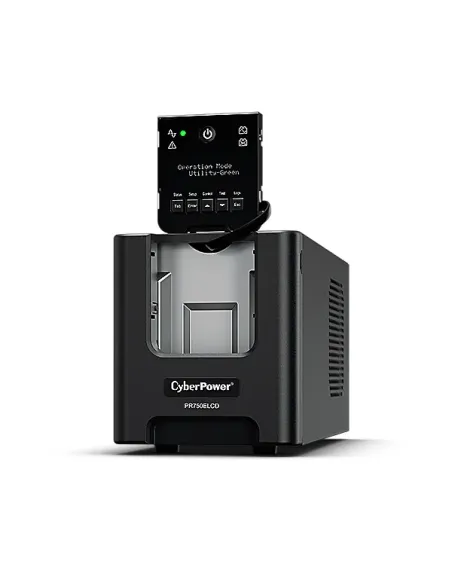 CyberPower PR750ELCD sistema de alimentación ininterrumpida (UPS) Línea interactiva 0,75 kVA 675 W 6 salidas AC
