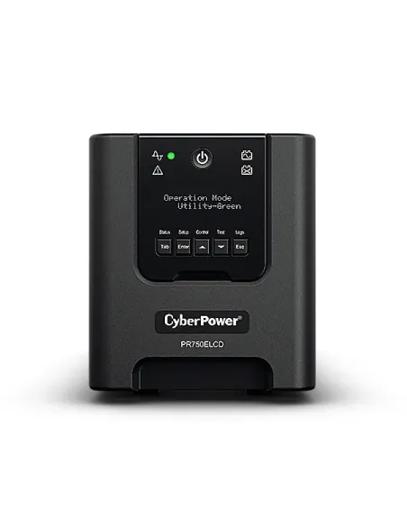 CyberPower PR750ELCD sistema de alimentación ininterrumpida (UPS) Línea interactiva 0,75 kVA 675 W 6 salidas AC