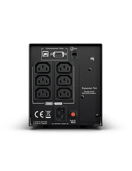 CyberPower PR750ELCD sistema de alimentación ininterrumpida (UPS) Línea interactiva 0,75 kVA 675 W 6 salidas AC