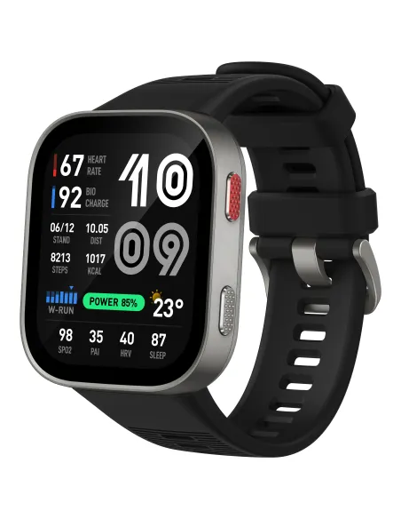 Amazfit Bip Max 5,26 cm (2.07") AMOLED Digital 432 x 514 Pixeles Pantalla táctil Plata Wifi GPS (satélite)