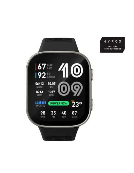 Amazfit Bip Max 5,26 cm (2.07") AMOLED Digital 432 x 514 Pixeles Pantalla táctil Plata Wifi GPS (satélite)