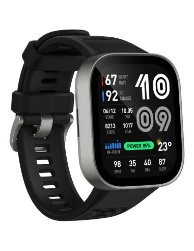 Amazfit Bip Max 5,26 cm (2.07") AMOLED Digital 432 x 514 Pixeles Pantalla táctil Plata Wifi GPS (satélite)