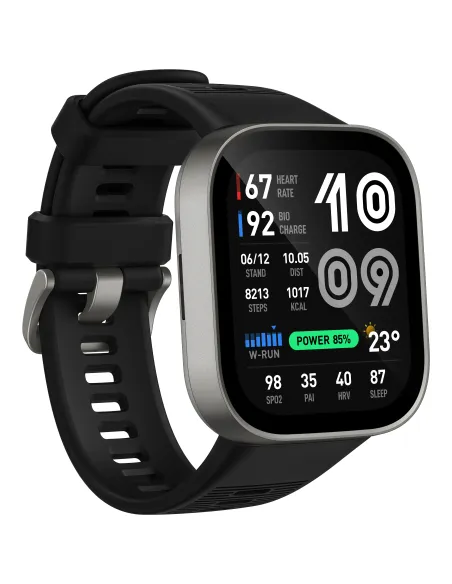 Amazfit Bip Max 5,26 cm (2.07") AMOLED Digital 432 x 514 Pixeles Pantalla táctil Plata Wifi GPS (satélite)
