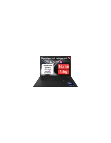 Portátil LG Gram 14ZD90U-G.AX85BN Intel Core Ultra 7-355/ 32GB/ 512GB SSD/ 14"/ Sin Sistema Operativo