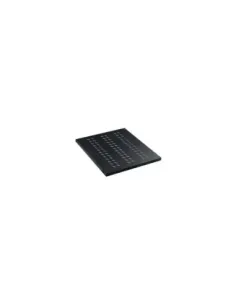 Bandeja fija 1u para rack phasak negro 1000mm - perforada phc 5210