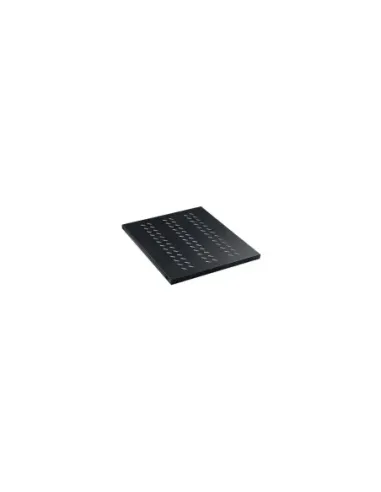 Bandeja fija 1u para rack phasak negro 1000mm - perforada phc 5210
