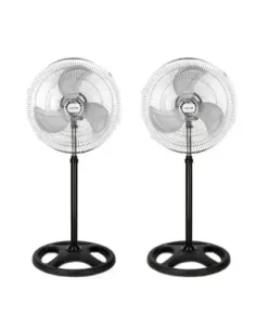 Ventilador de pie thulos et - f18sf -  pack 2 45 cm - altura regulable - 80w